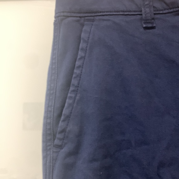 Abercrombie Kids Navy Slim Chinos Uniform Approved Back To School Size 15/16 - Picture 3 of 5